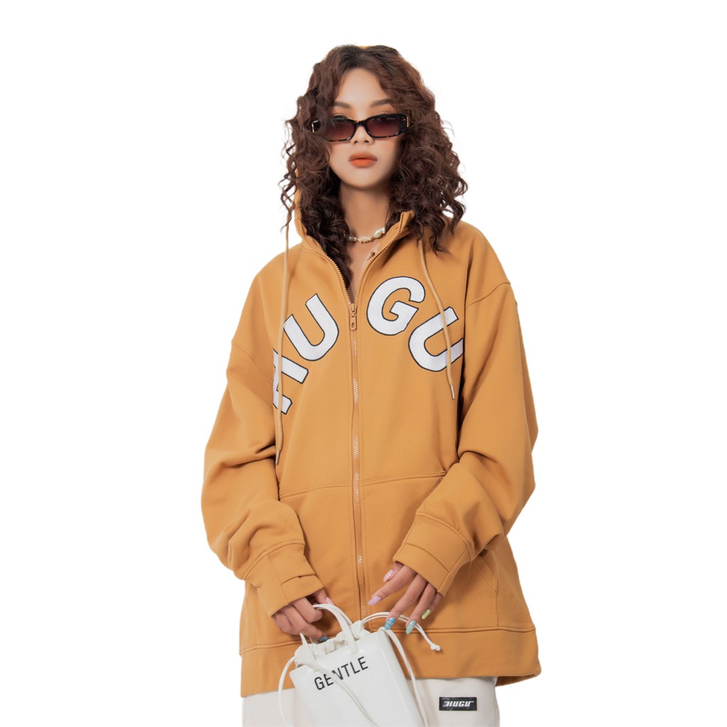 ÁO HOODIE HUGU WITH ZIPPER