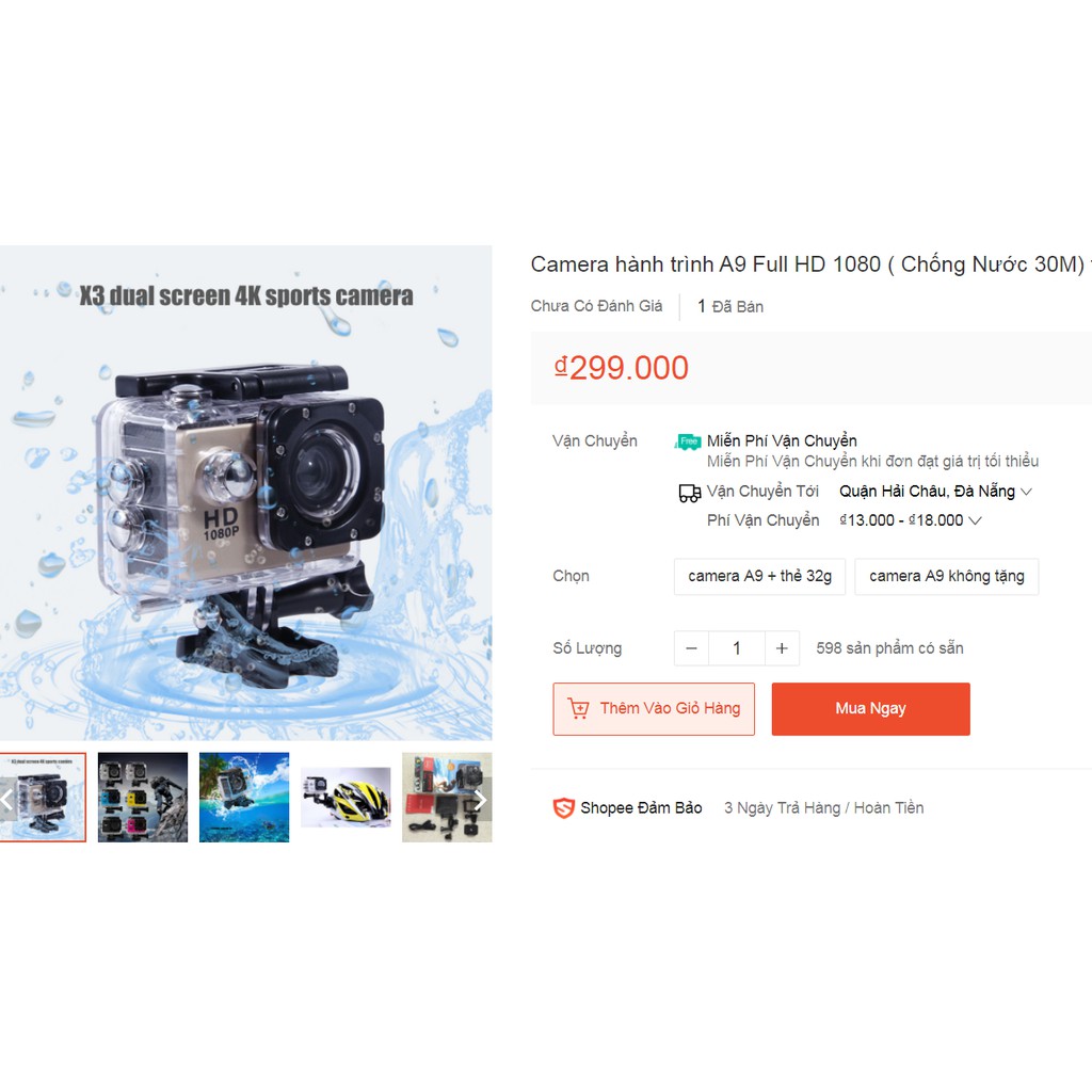 Camera hành trình A9 Full HD 1080 | BigBuy360 - bigbuy360.vn