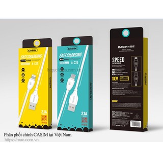 Cáp sạc CASIM A-C35 /Lighting/Micro/Type sạc nhanh và siêu bền