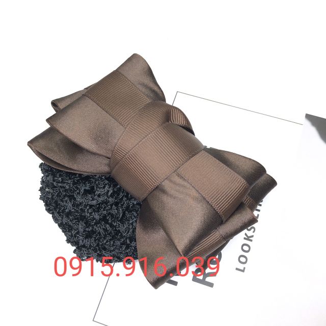 Kẹp tóc lưới nơ 3 tầng, Kẹp Búi Lưới