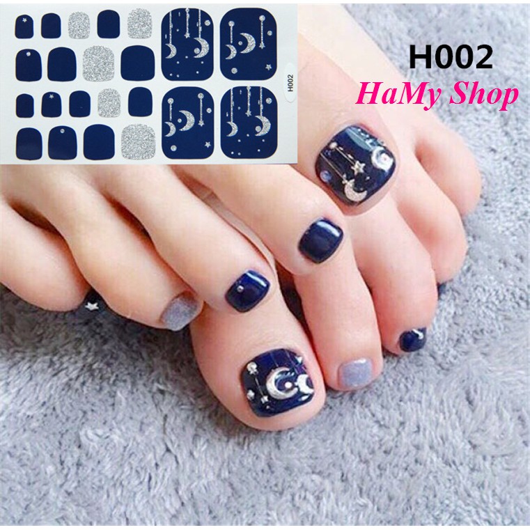 Sticker dán móng chân không thấm nước P1- Nail sticker