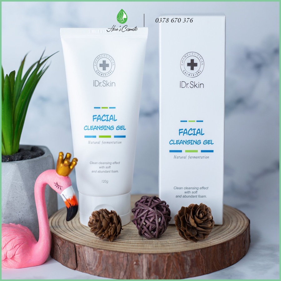 Sữa rửa mặt lên men IDr Skin _ IDr Skin Facial Cleansing Gel 120g dùng được cho da nhạy cảm