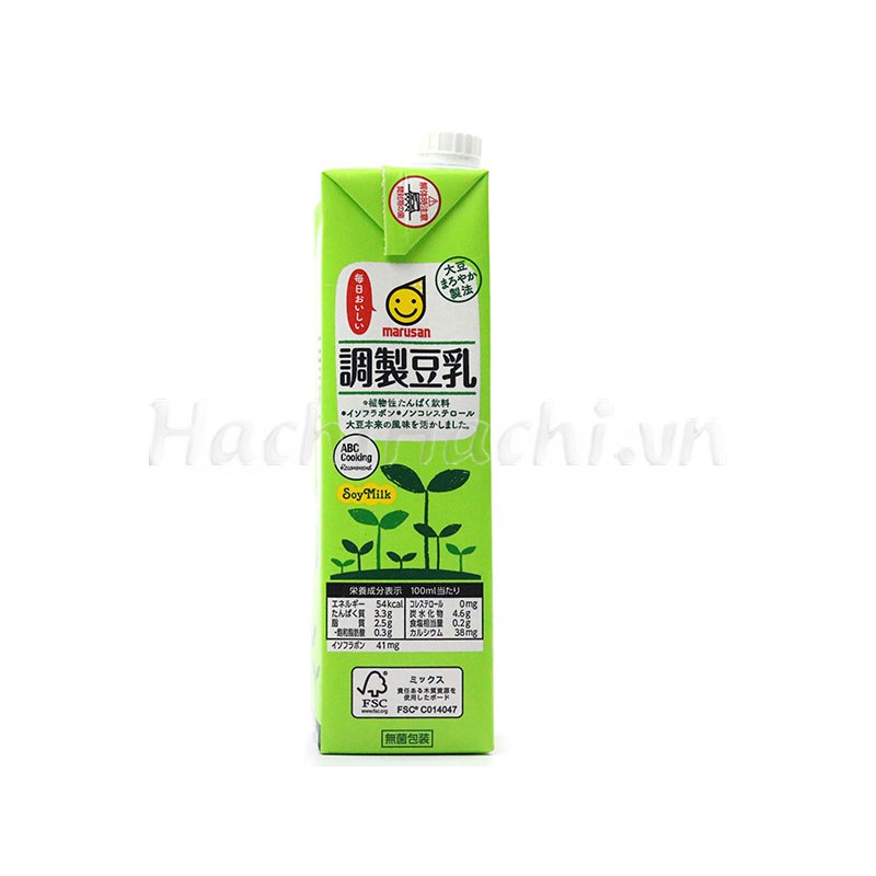 SỮA ĐẬU NÀNH MARUSAN 1L - Hachi Hachi Japan Shop