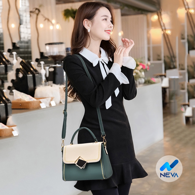 (Mới) Túi Xách Nữ khóa gương style Hàn quốc cực hot NEVA882 | WebRaoVat - webraovat.net.vn