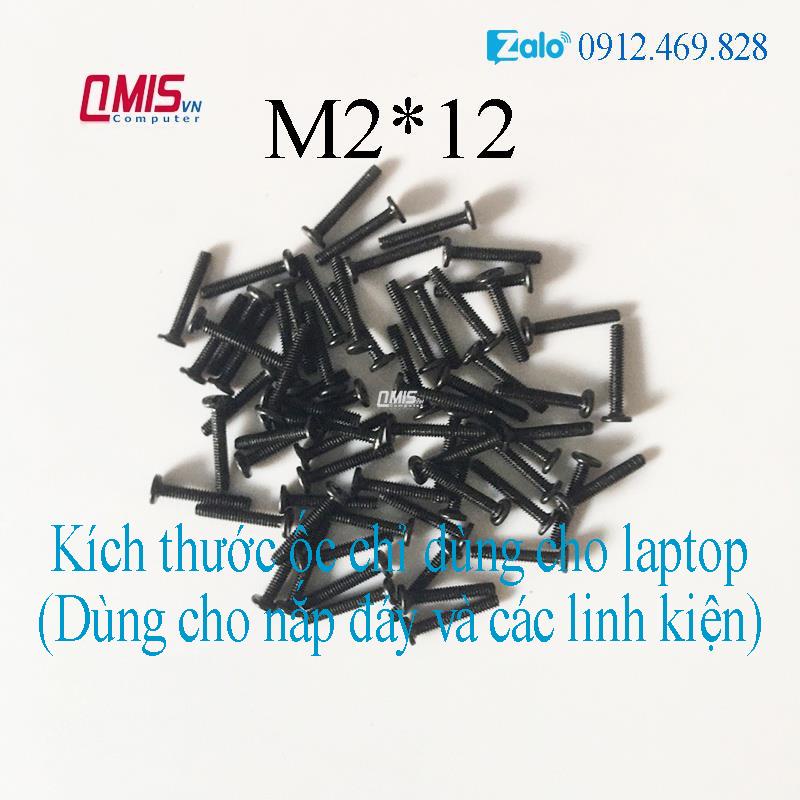 M2*12  - Ốc vít đáy laptop kích thước M2x12 M2 x 12 mm