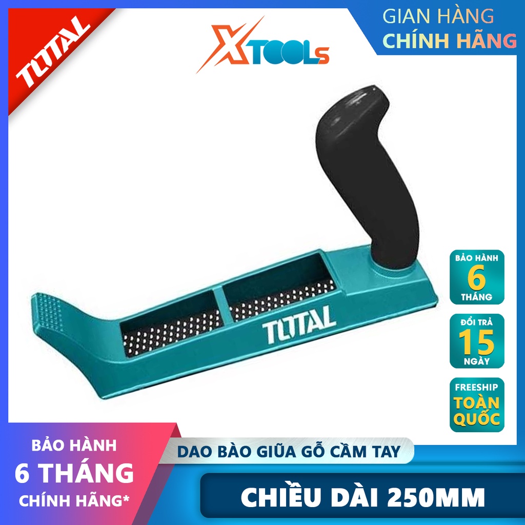 Dao bào giũa gỗ cầm tay TOTAL THBP01250 | chiều dài lưỡi 80x44, phù hợp sử dụng cho model THT9391 [CHÍNH HÃNG] [XTOOLs]