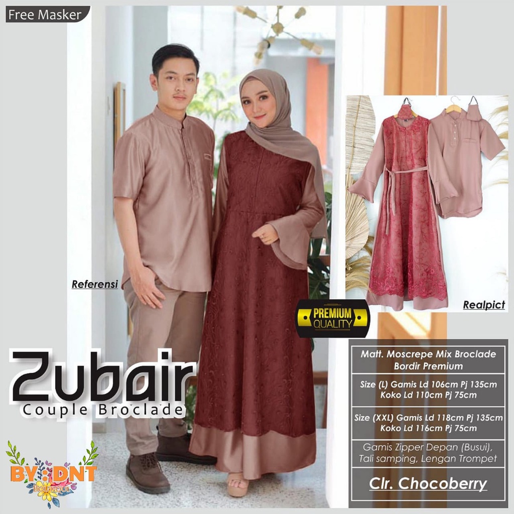 Áo thun cặp đôi in chữ zubair | BigBuy360 - bigbuy360.vn