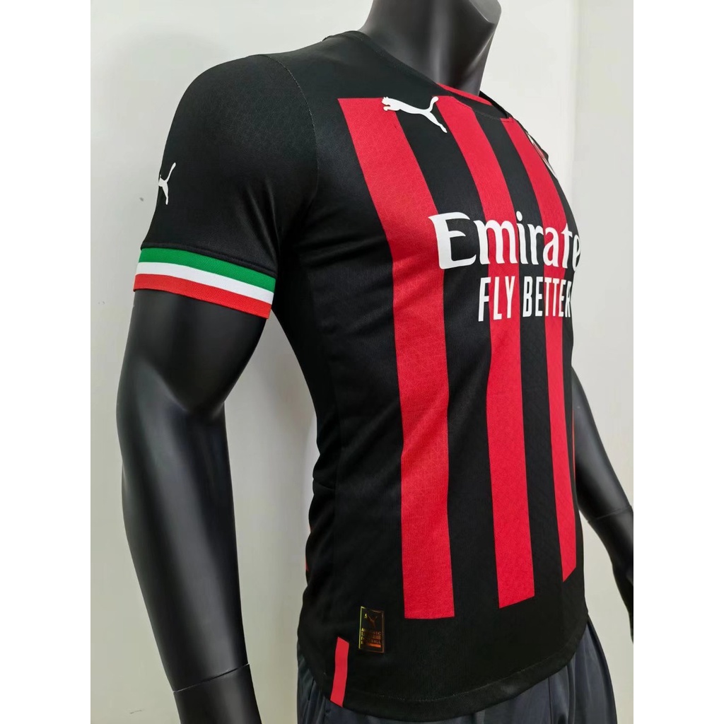 Áo Thun Bóng Đá Đội Tuyển AC Milan Size 22/23