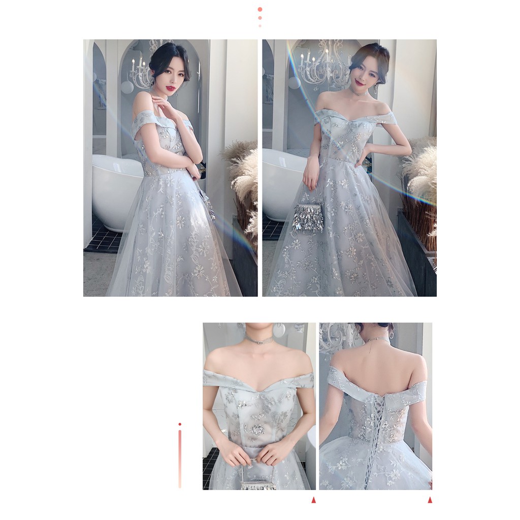 Váy đầm CAO CẤP phù dâu cưới hỏi dự tiệc size XS-2XL bigsize wedding-event dress  LT1378