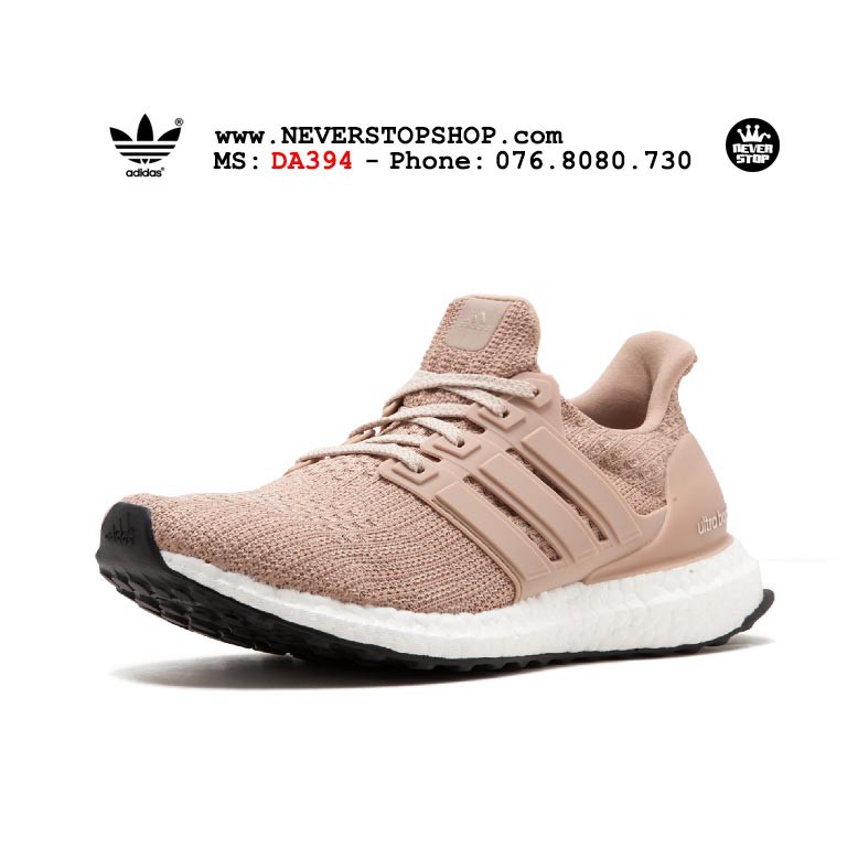 [FREE SHIP + TẶNG VỚ] Giày ADIDAS ULTRA BOOST 4.0 HỒNG hàng đẹp chuẩn, siêu nhẹ, êm chân | NeverStopShop.com