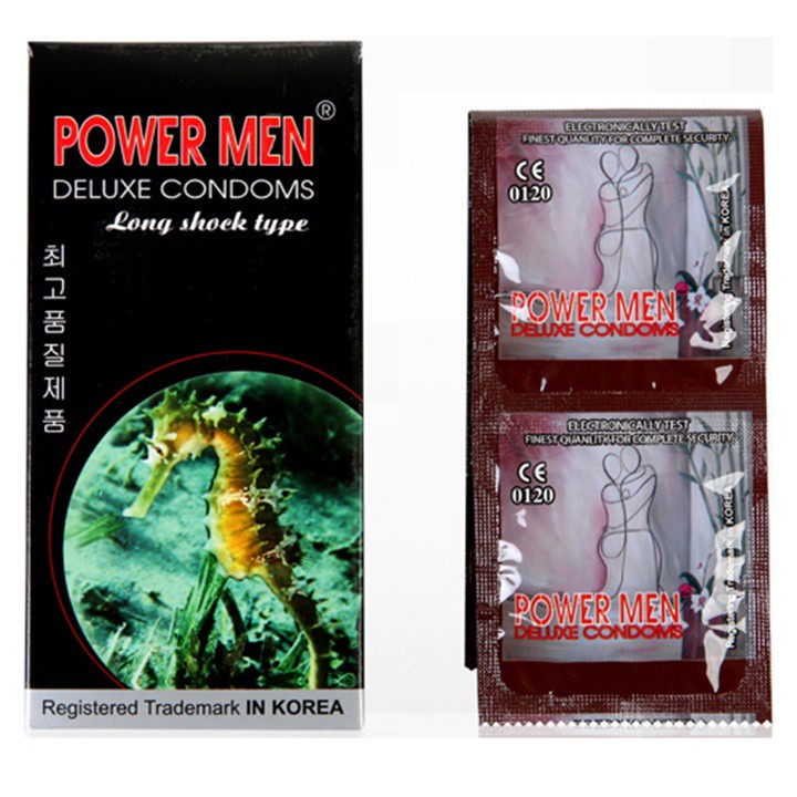 Bao cao su gai kéo dài thời gian POWER MEN chính hãng gai bi bcs gan gai SACUCO BCS HQ001