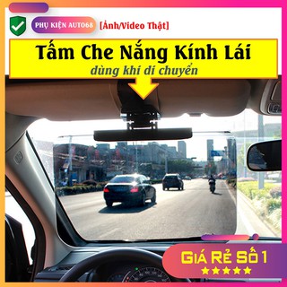 Tấm che nắng kính lái ô tô khi lái xe. Lắp cả bên lái phụ