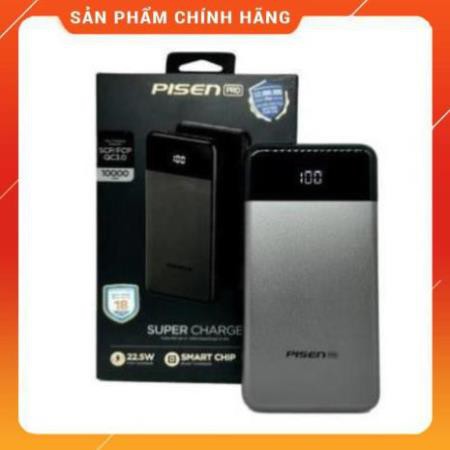 Sạc dự phòng Pisen Quick HW-S1 10000mAh (SuperCharge 22.5W) - Hàng Chính Hãng