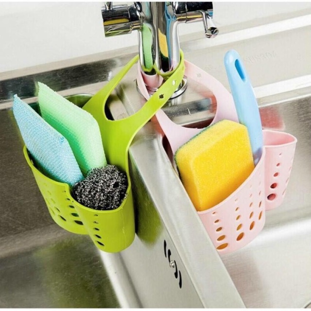 Giỏ Treo Giẻ Rửa Bát Loại Nhựa Dẻo Cao Cấp