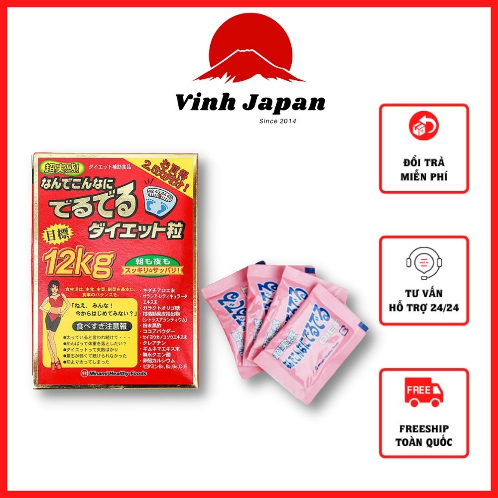 Viên uống giảm cân 12kg hiệu quả Nhật bản 75 gói
