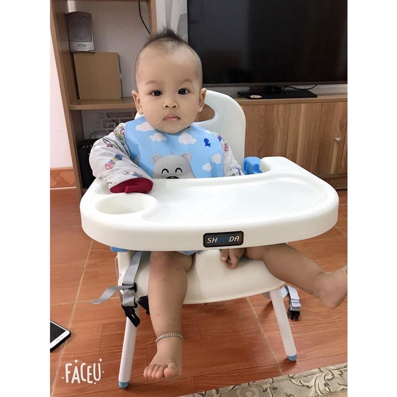 Ghế ăn dặm gấp gọn Shuoda cho bé