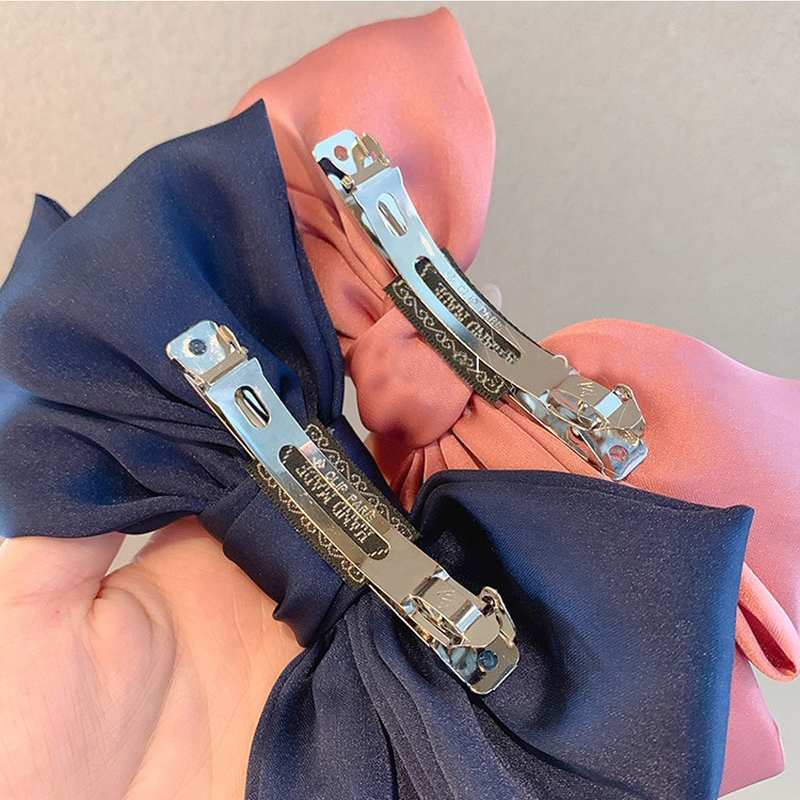 Kẹp Tóc Đính Nơ Xinh Xắn Phong Cách Hàn Quốc Cho Nữ