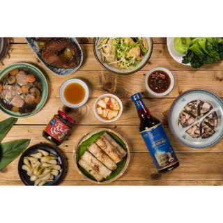 Set Tinh hoa ẩm thực biển 1 (Combo thùng 6 chai Nước mắm cốt đặc biệt Lê Gia)