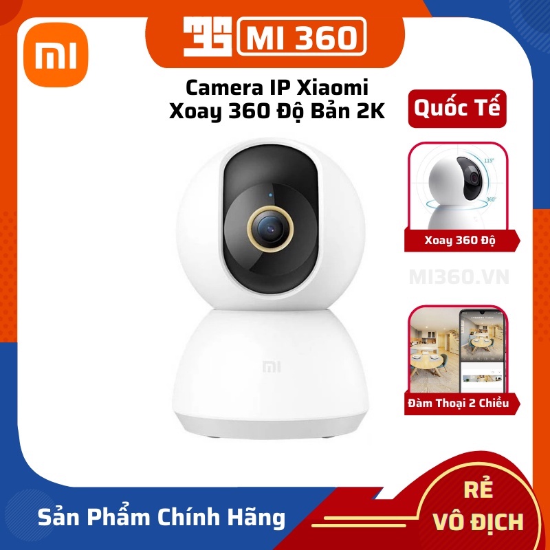 Camera IP Giám Sát Xiaomi MJSXJ09CM Siêu Nét 2K Bản Quốc Tế Chính Hãng