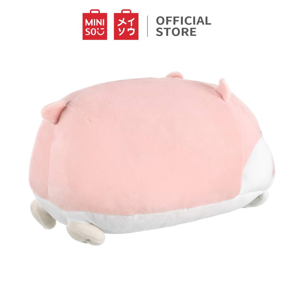 Thú bông Miniso hình con Hamster nằm (Giao màu ngẫu nhiên) - Hàng chính hãng