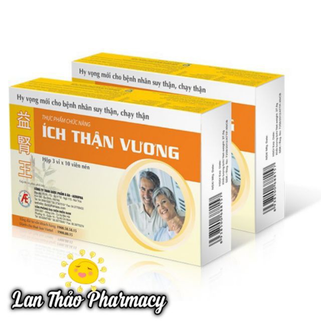 [CHÍNH HÃNG] ÍCH THẬN VƯƠNG GIÚP BỔ THẬN HỖ TRỢ BỆNH NHÂN SUY THẬN CHẠY THẬN