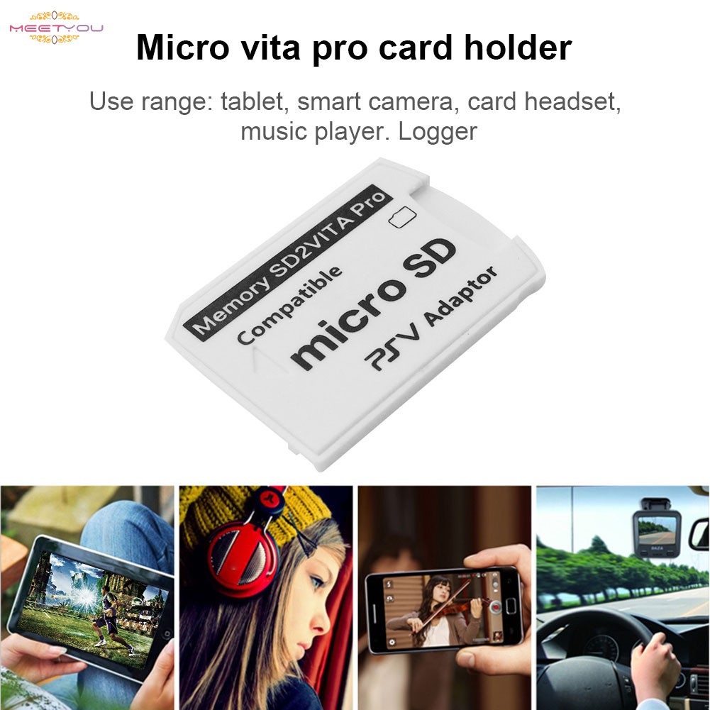 Đầu Chuyển Đổi Thẻ Nhớ Micro Sd2Vita Psvsd Pro Cho Ps Vita 3.60 Micro Sd Memory Card Sma Xxm8