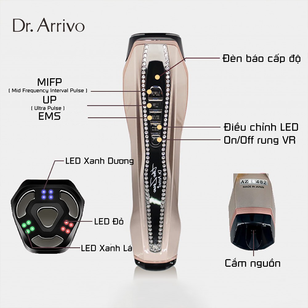 Máy Nâng Cơ Mặt Dr Arrivo The Zeus - Hàng Chuyên Dùng Cho Spa
