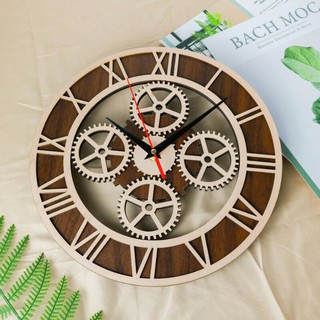 Đồng hồ gỗ treo tường để bàn.!.