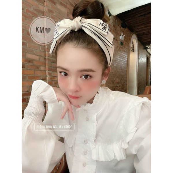 Bờm nơ Lụa thời trang cao cấp hottrend