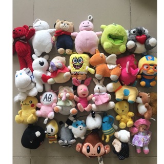 Set gấu bông mini 30 con size 10-12cm
