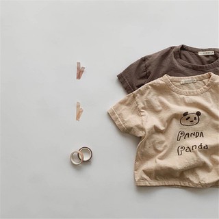 [𝐅𝐑𝐄𝐄𝐒𝐇𝐈𝐏♥️] ÁO THUN TRẺ EM HÀN QUỐC PANDA VẢI THUN CỰC MÁT MÙA HÈ