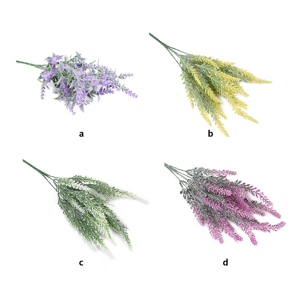 Hoa oải hương nhân tạo bằng nhựa và vải xinh xắn trang trí nội thất