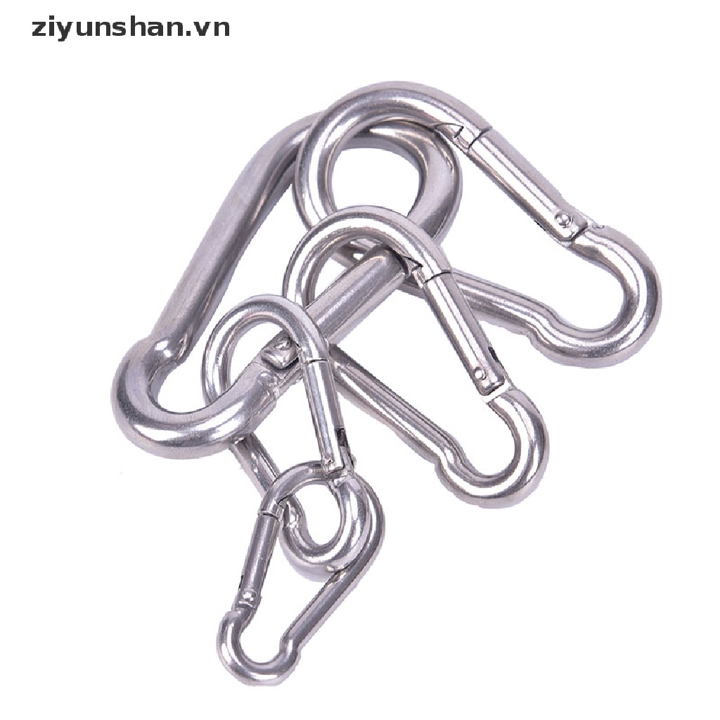 Móc khóa carabiner bằng thép không gỉ 304