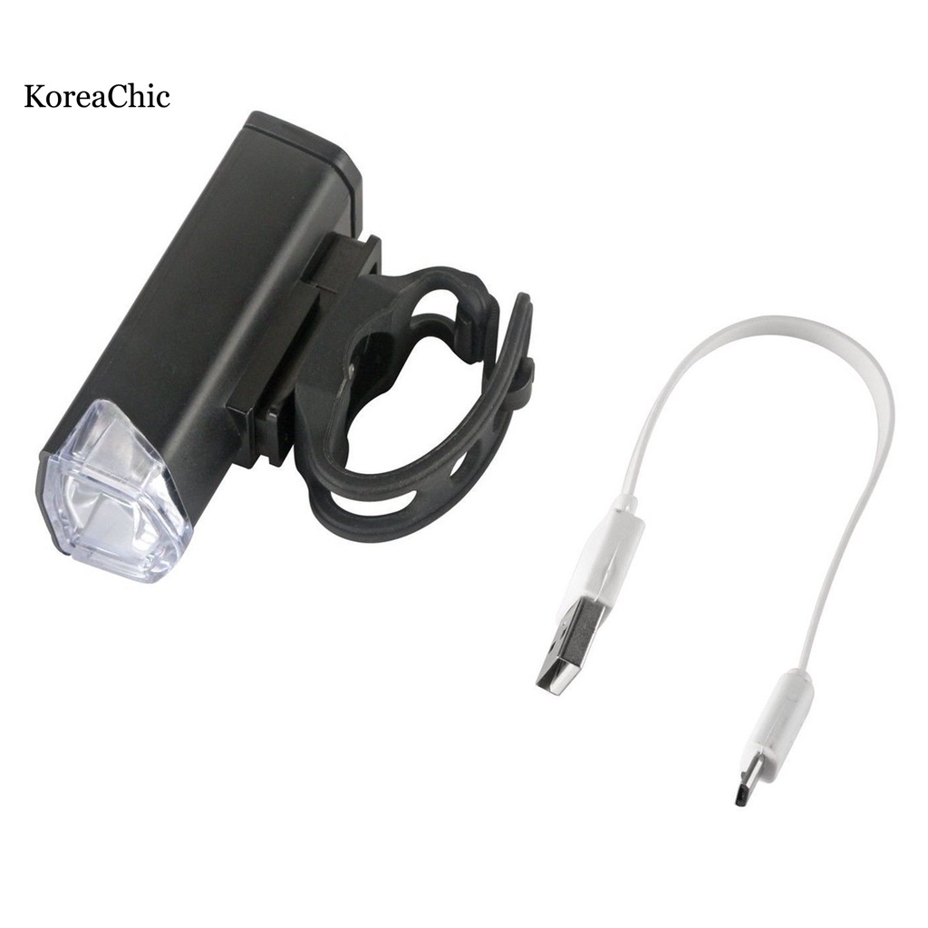 Bộ 2 chiếc đèn xe đạp gồm đèn trước và đèn hậu chống thấm nước sạc USB