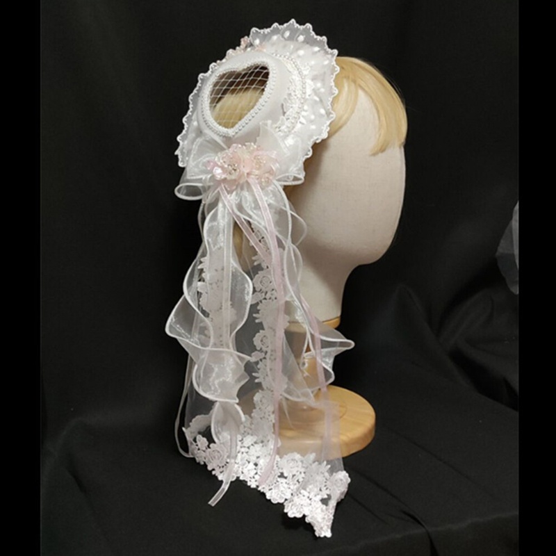 Mũ Nơ Hoa Phong Cách Hoàng Gia Lolita Dành Cho Nữ