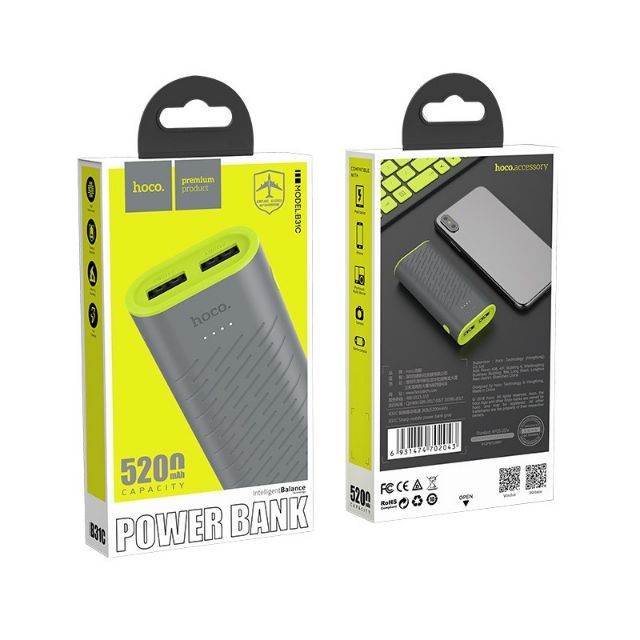 Sạc dự phòng Hoco B31C 5200 mAh