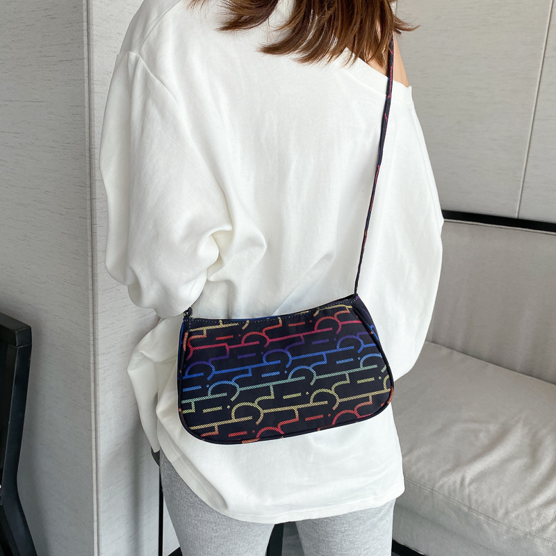 Túi Xách JASMIN NOIR Đeo Vai Họa Tiết In Ấn Dành Cho Nữ