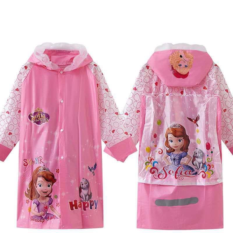 Áo mưa trẻ em cho bé trai bé gái từ 6-15 tuổi hoạt hình ngộ nghĩnh mã AM02