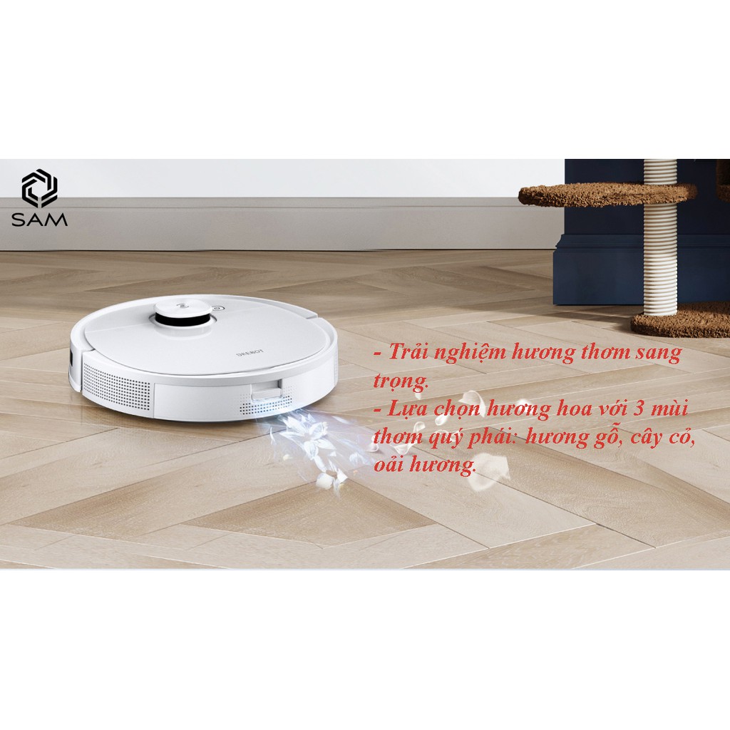 Robot Hút Bụi Lau Nhà Ecovacs DEEBOT T9QUỐC TẾ - Lực Hút Mạnh Mẽ 3000pa, Robot Thông Minh Tỏa Hương Thơm