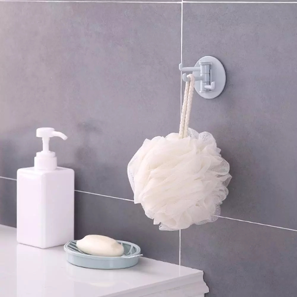 Móc Treo Đồ 3 Nhánh Dán Tường Tiện Dụng Cho Nhà Bếp/Phòng Tắm