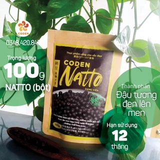 Natto coden đậu tương đen (dạng viên) – Điều hoà huyết áp, tim mạch – chuẩn giá cty