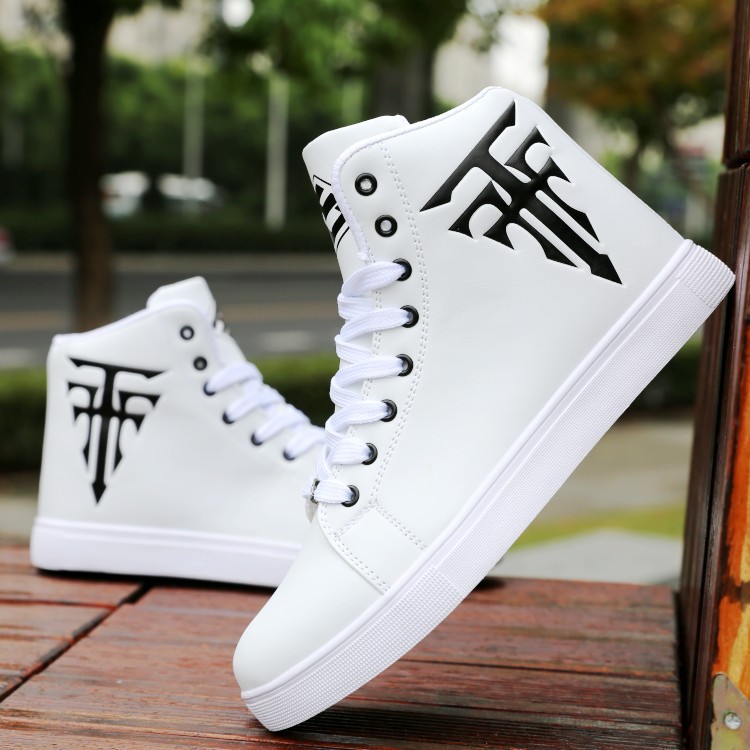 GIÀY SNEAKER TRẮNG CAO CỔ NAM