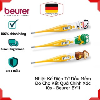 Nhiệt kế điện tử đầu mềm beurer by11 – nhiệt kế đo cho kết quả chính xác 10s
