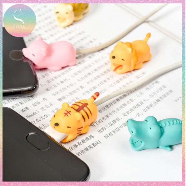 [HOTIS] Nút bảo vệ đầu cáp sạc hình động vật cute | BigBuy360 - bigbuy360.vn