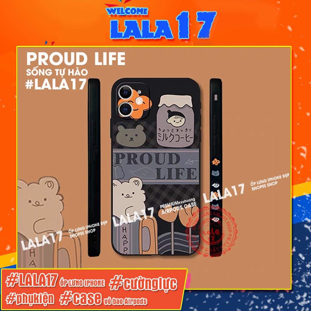 Ốp lưng iphone đẹp cạnh vuông in hình viền Gấu 6/6plus/6s/6splus/7/7plus/8/8plus/x/xs/11/12/pro/max/plus/promax