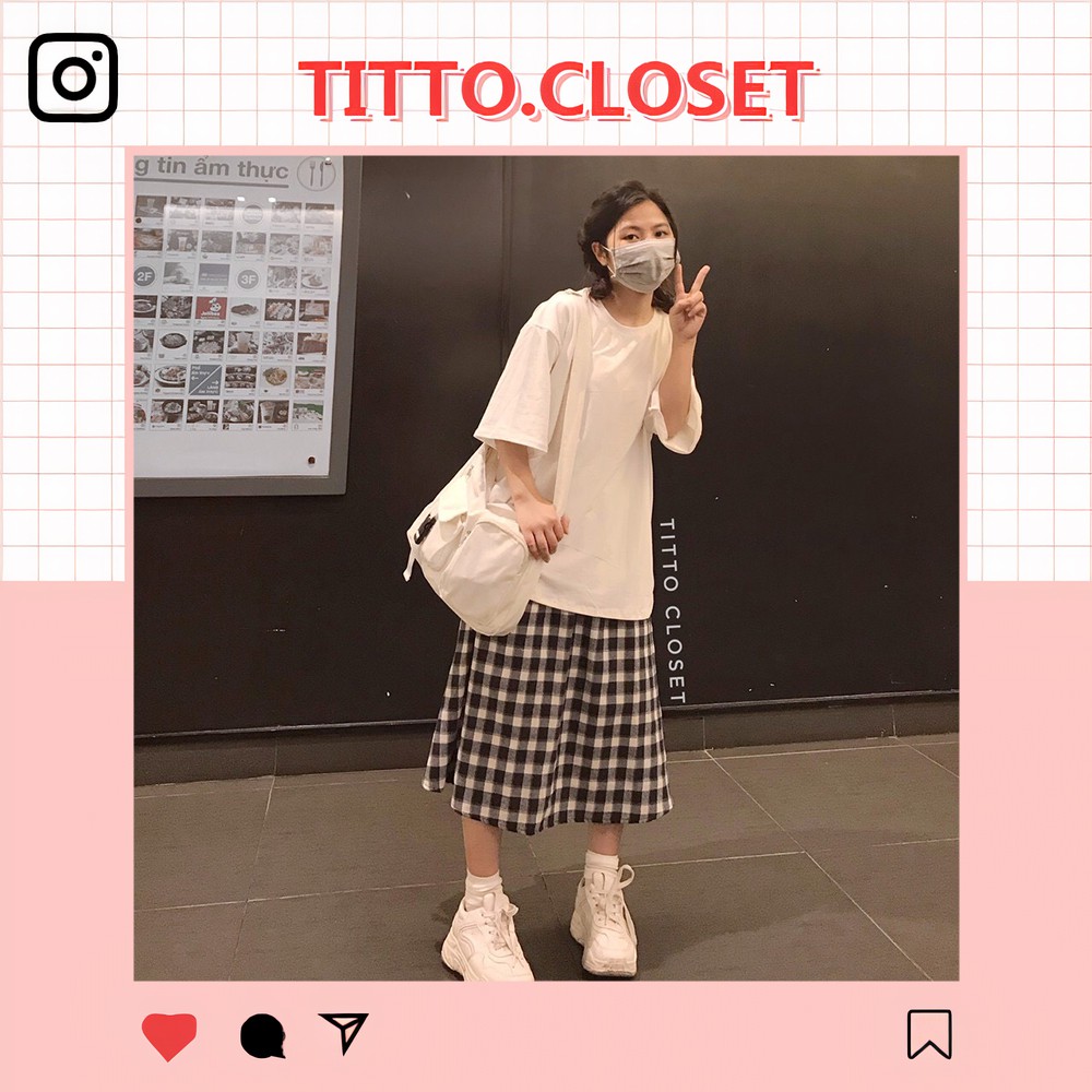 Chân Váy Dài Ulzzang Caro Skirt (Ảnh thật) | BigBuy360 - bigbuy360.vn