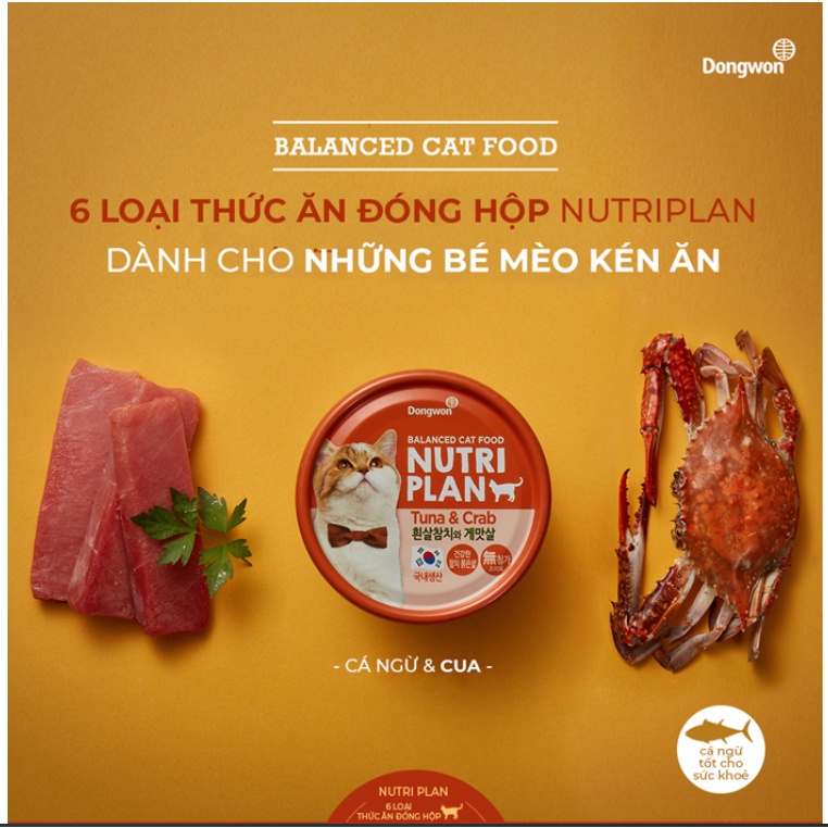 Pate hàn quốc Nutri plan cho mèo lon 160g