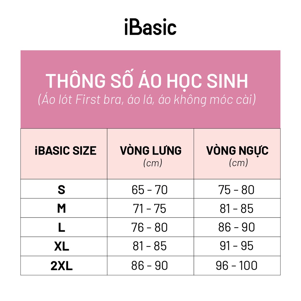 Áo lót nữ hai dây dài iBasic VA112