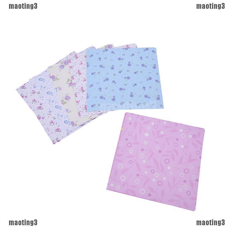 ❤Bộ 72 Tờ Giấy Gấp origami Kích Thước 15X15cm Với Họa Tiết Hoa Đáng Yêu