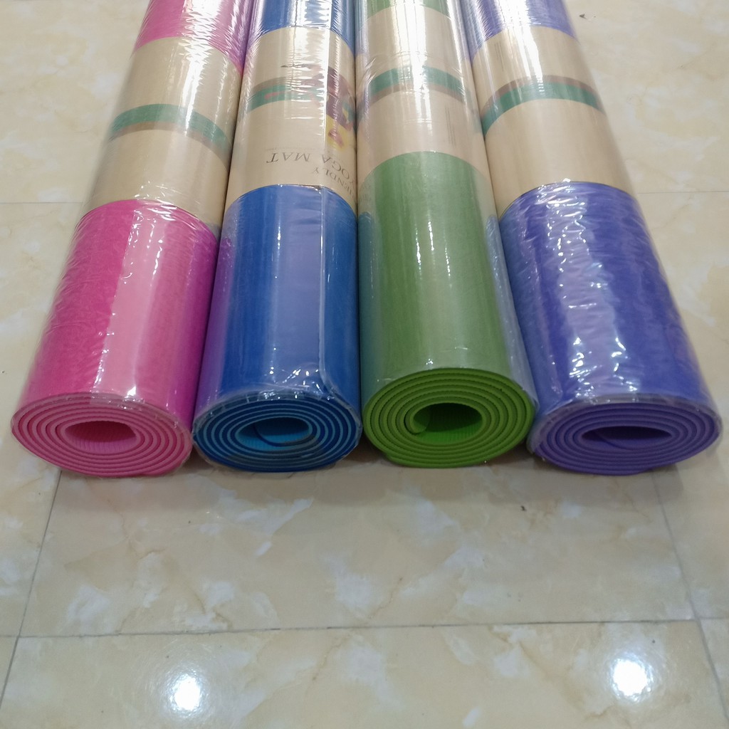 Thảm Yoga TPE 2 lớp dầy 6mm